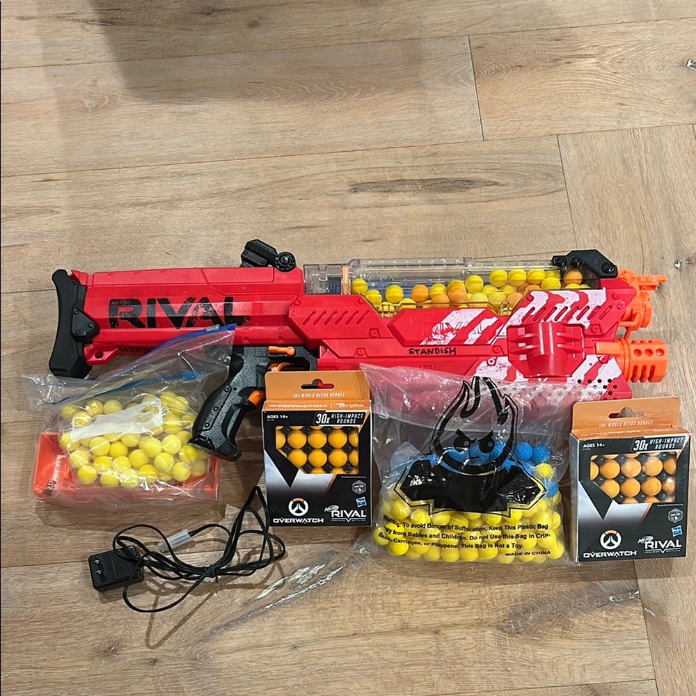 Nerf Rival Red Blaster with Accessories
